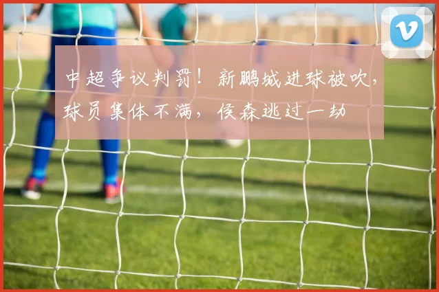 中超争议判罚！新鹏城进球被吹，球员集体不满，侯森逃过一劫